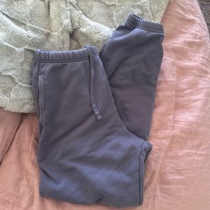 Skims XS steel blue sweatpants - EUC
